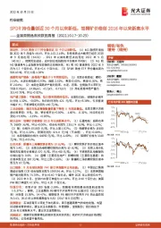 金属周期品高频数据周报：SPDR持仓量创近30个月以来新低，钼精矿价格创2016年以来新高水平