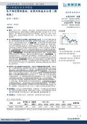 轻工制造行业点评报告：电子烟消费税落地，政策风险基本出清（勘误版）