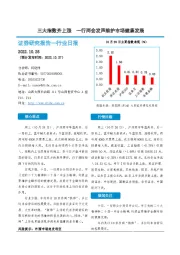 非银金融行业日报：三大指数齐上涨，一行两会发声维护市场健康发展