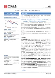 钢铁行业周报：原料端支持力度减缓，钢价或将偏弱运行