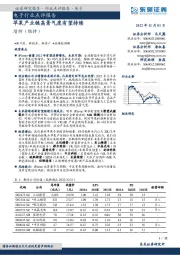 电子行业点评报告：苹果产业链高景气度有望持续