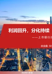 上市银行22Q3业绩综述：利润回升，分化持续