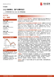 半导体材料行业2022年三季报总结：22Q3持续增长，国产化需求迫切