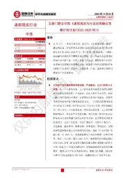 虚拟现实行业：五部门联合印发《虚拟现实与行业应用融合发展行动计划（2022-2026年）》