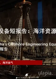 2022年中国海洋工程设备短报告：海洋资源争夺，能源革命新起点