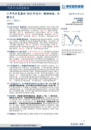 汽车行业深度报告：十年汽车复盘对2023年启示：精挑细选，业绩为王