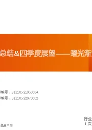 家用电器行业专题研究：2022年三季报总结&四季度展望——曙光渐露