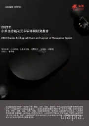 2022年小米生态链及元宇宙布局研究报告