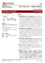 家电行业年度策略：坚守行业核心资产，把握细分结构亮点