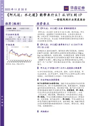 影视院线行业深度报告：《阿凡达：水之道》能带来什么？从VFX到IP