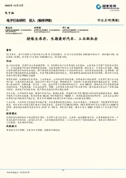 电子行业研究：持续去库存，长期看好汽车、工业级机会