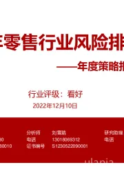 年度策略报告姊妹篇:2023年零售行业风险排雷手册