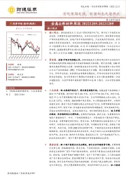 金属&新材料周报：宏观预期走强，联储加息或迎拐点