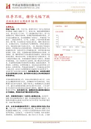 农林牧渔行业周报第50期：旺季不旺，猪价大幅下跌