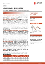 汽车和汽车零部件行业周报：年底翘尾效应减弱，看好明年需求修复