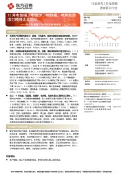 造纸轻工行业：地产后周期产业链数据每周速递-11月电饭锅、电磁炉、电炒锅、电热水壶出口额同比正增长