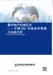 中国IDC市场竞争要素与风险分析：数字地产红海泛舟