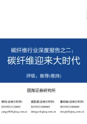 碳纤维行业深度报告之二：碳纤维迎来大时代