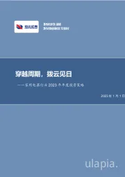 家用电器行业2023年年度投资策略：穿越周期，拨云见日