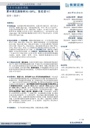 汽车行业跟踪周报:第四周交强险环比+10%,坚定信心!