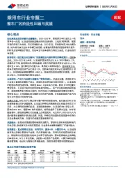 乘用车行业专题二：整车厂的阶段性回顾与展望