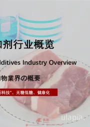 2022年中国食品添加剂行业概览