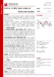 汽车行业1月周报：仰望发布点燃比亚迪高端化