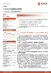 银行业2022年12月份金融数据点评：12月对公中长期贷款为何高增？