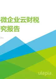 中国小微企业云财税行业研究报告