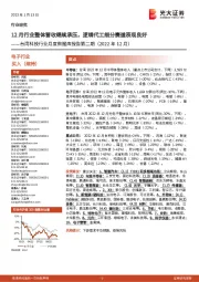 台湾科技行业月度数据库报告第二期(2022年12月):12月行业整体营收继续承压,逻辑代工细分赛道表现良好