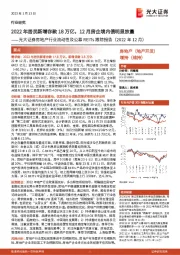 房地产行业流动性及公募REITs跟踪报告(2022年12月):2022年居民新增存款18万亿,12月房企境内债明显放量