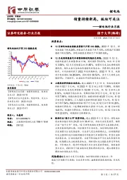 锂电池行业月报：销量持续新高，板块可关注