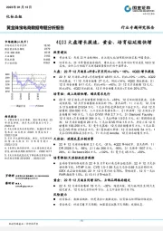 黄金珠宝电商数据专题分析报告：4Q22大盘增长提速，黄金、培育钻延续快增