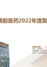 美股医药2022年度复盘