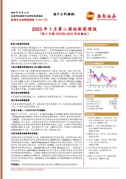 2023年1月第二周创新药周报（附小专题-CD79bADC研发概况）