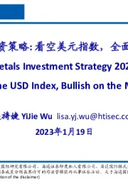 2023年金属投资策略：看空美元指数，全面看好金属板块