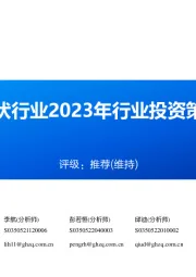 电力设备：光伏行业2023年行业投资策略