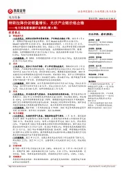电力设备新能源行业周报(第4周):特斯拉降价促销量增长,光伏产业链价格企稳