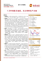 汽车行业周报：1月终端需求偏弱，关注特斯拉产业链