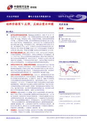 电力设备及新能源行业:硅料价格深V反弹,反映出需求回暖