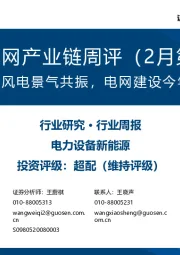 风电/电网产业链周评（2月第2周）：国内外海上风电景气共振，电网建设今年有望加速