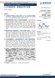 电力设备行业点评报告:1月为销售淡季,销量基本符合预期