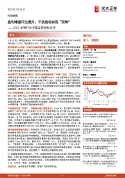 2022年银行业主要监管指标点评：盈利增速环比提升，不良指标实现“双降”