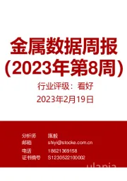 金属数据周报（2023年第8周）