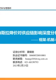 汽车与零部件框架-机制-机会：特斯拉降价对供应链影响深度分析