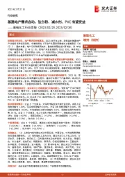 基础化工行业周报:基建地产需求启动,钛白粉、减水剂、PVC有望受益