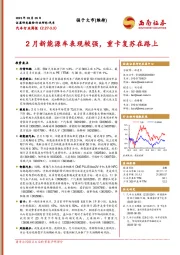 汽车行业周报：2月新能源车表现较强，重卡复苏在路上