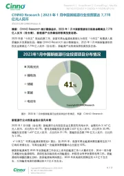 2023年1月中国新能源行业投资额达7,778亿元人民币