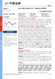 化工新材料行业周报:2023有望开启钠电元年,钠盐需求或将增长