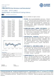 石化周报：涂料行业概述